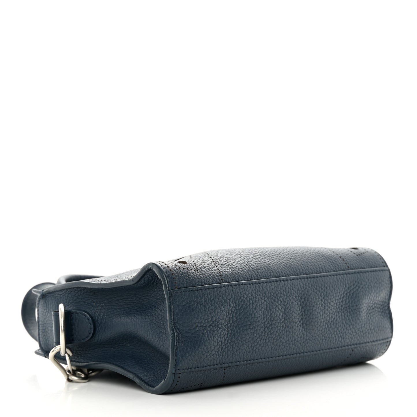 Veau Grana Perforated Blackout Hardware Nano City Bleu Profond