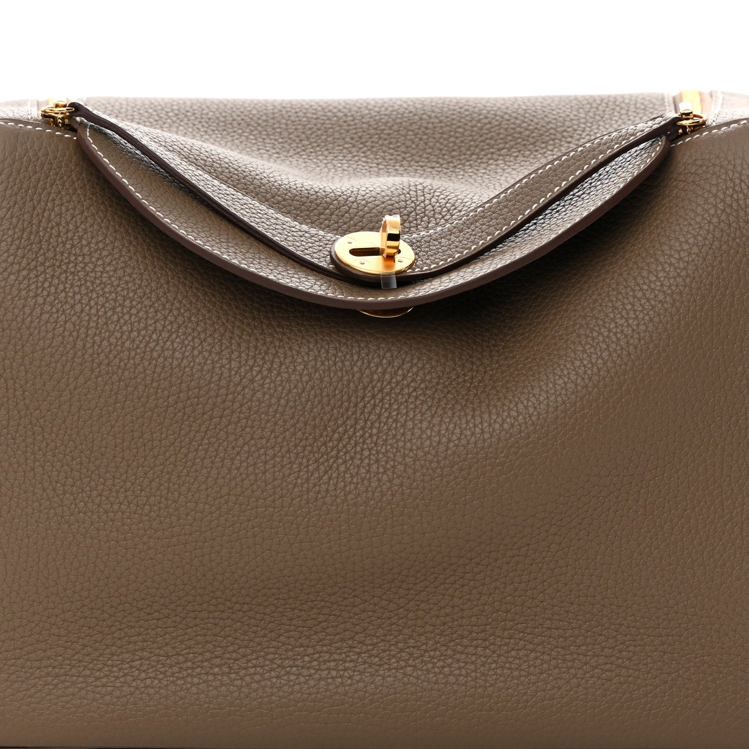 Hermes Taurillon Clemence Lindy 30 Etoupe 8 of 11