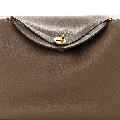 Hermes Taurillon Clemence Lindy 30 Etoupe 8 of 11