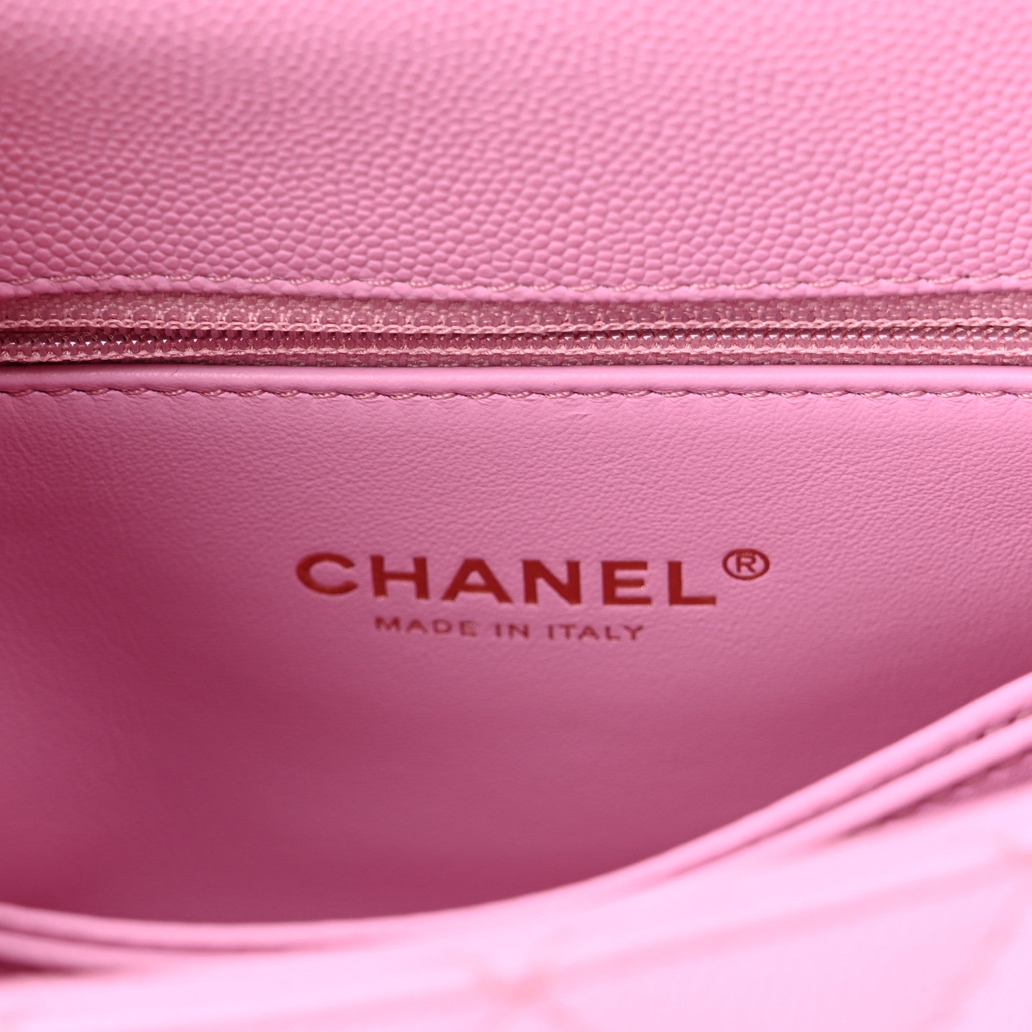 Chanel Caviar Quilted Mini Coco Chain Handle Flap Pink 5 of 10