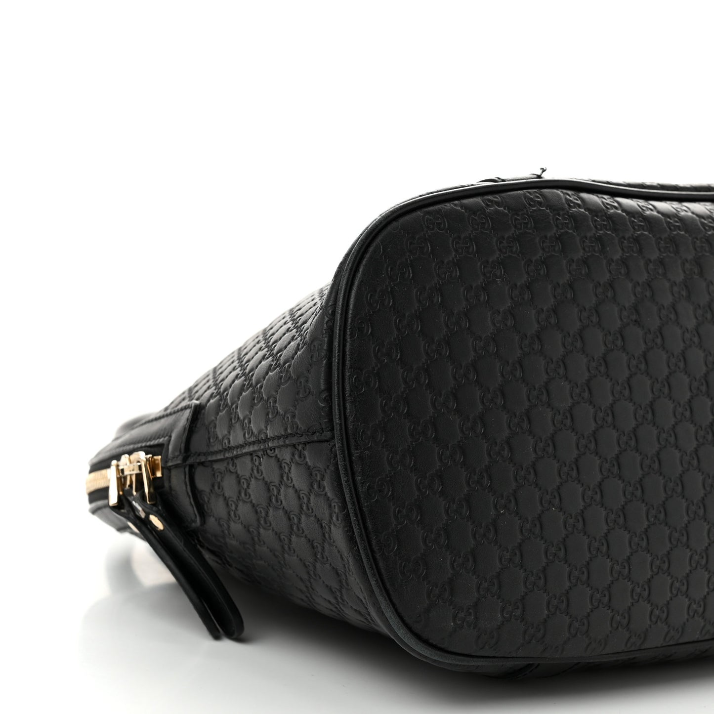 Microguccissima Medium Dome Bag Black