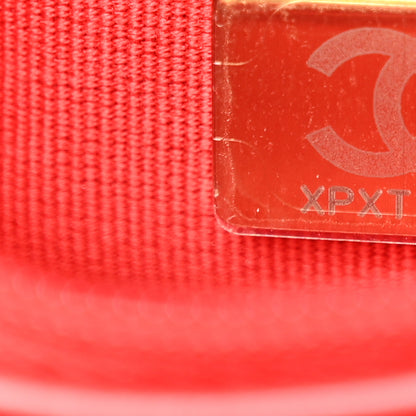 Chanel Shiny Aged Calfskin Quilted Nano Kelly Shopper Dark Red 7 of 14