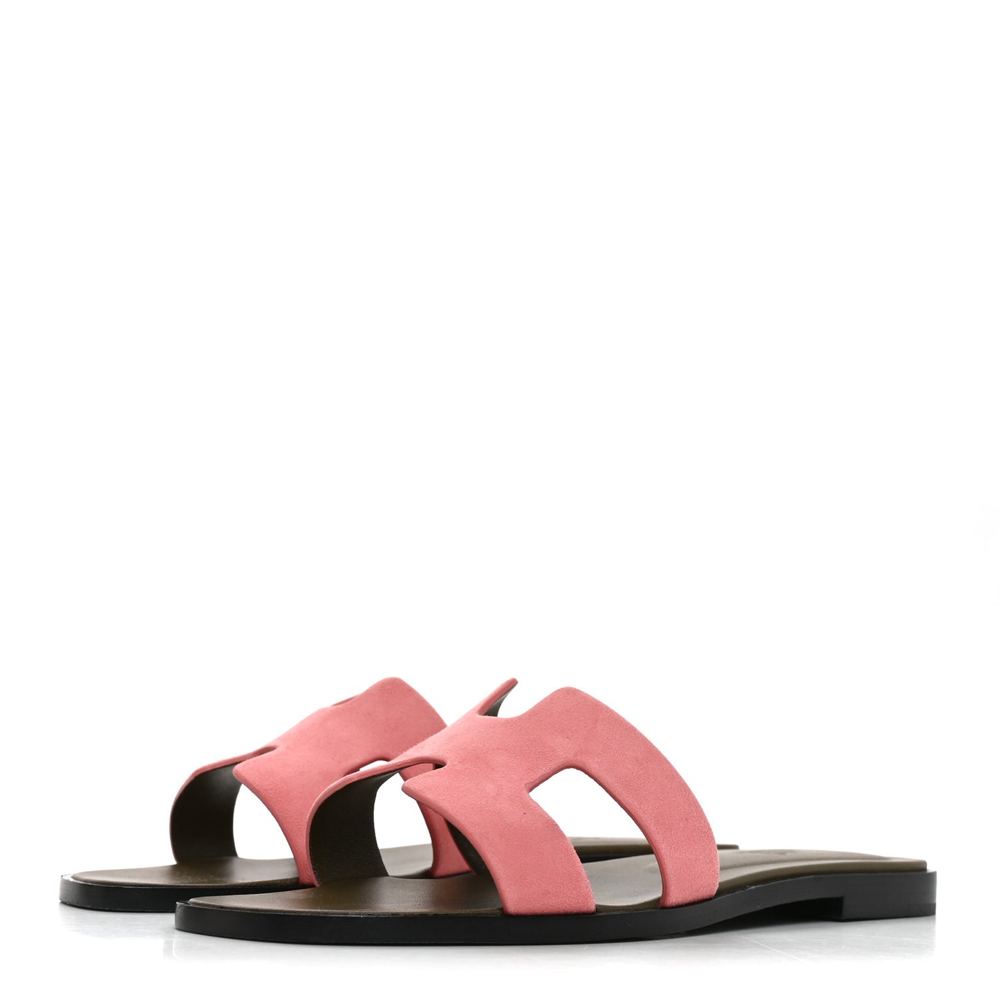 Suede Goatskin Oran Sandals 36.5 Rose Du Desert