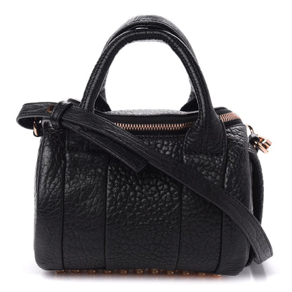 Alexander Wang Pebbled Lambskin Mini Rockie Black Rose Gold Hardware 1 of 9