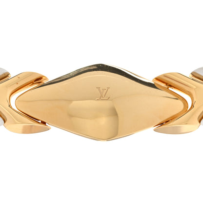 Louis Vuitton Metal Essential V Chain Choker Necklace Gold Silver 5 of 8