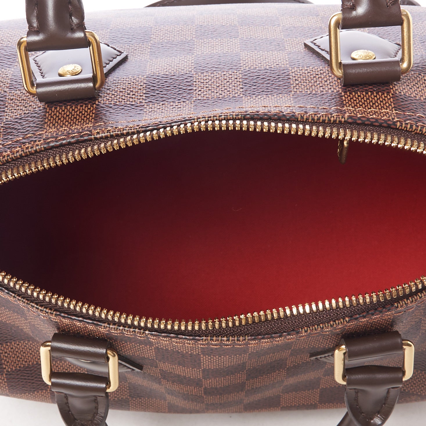 Louis Vuitton Damier Ebene Speedy Bandouliere 25 6 of 8
