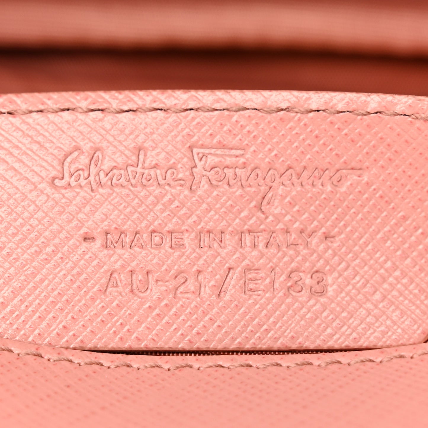 Hammered Calfskin Mini Vara Bow Crossbody Bag Pink