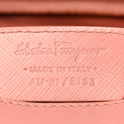 Salvatore Ferragamo Hammered Calfskin Mini Vara Bow Crossbody Bag Pink 7 of 16