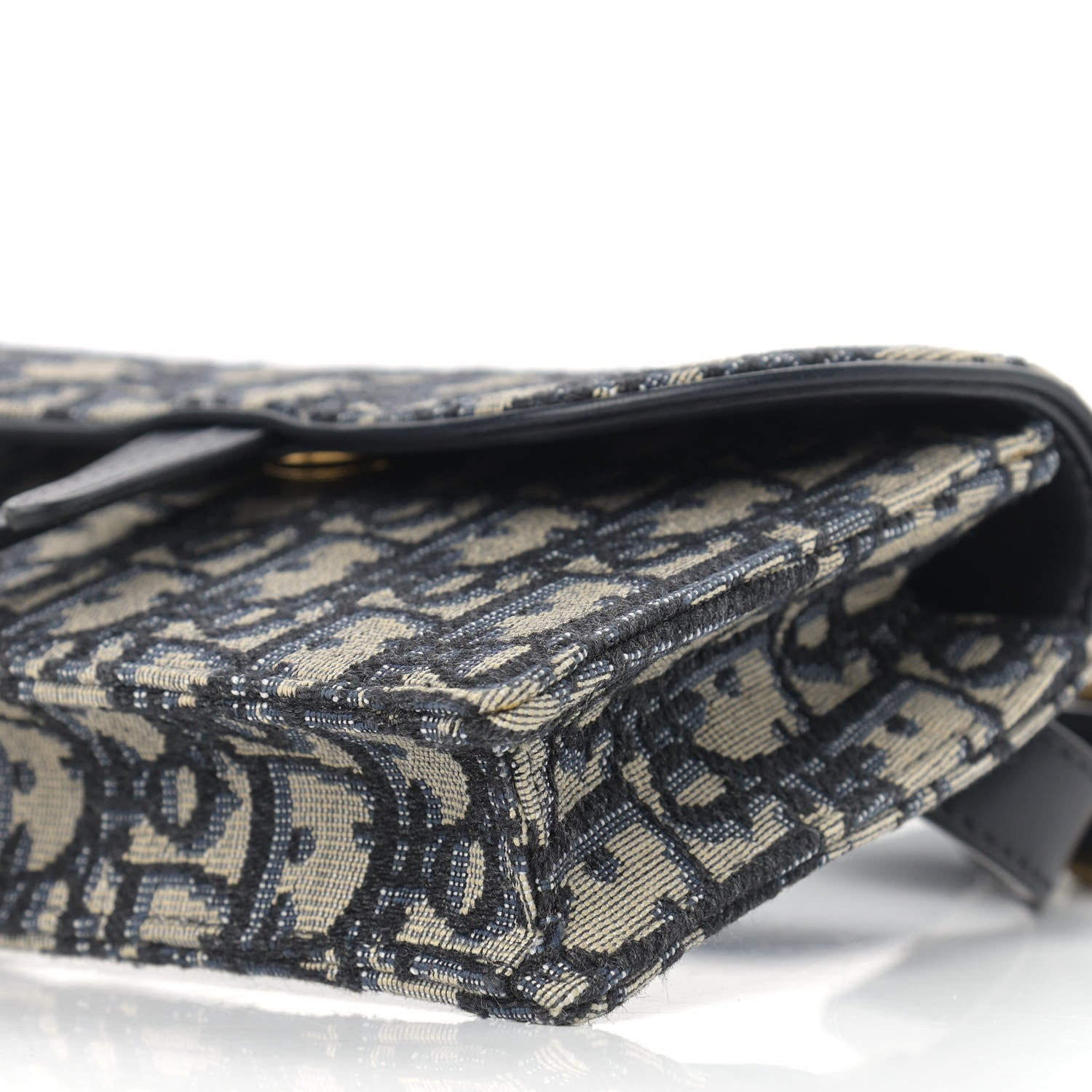 Christian Dior Oblique Saddle Belt Bag Blue 9 of 10