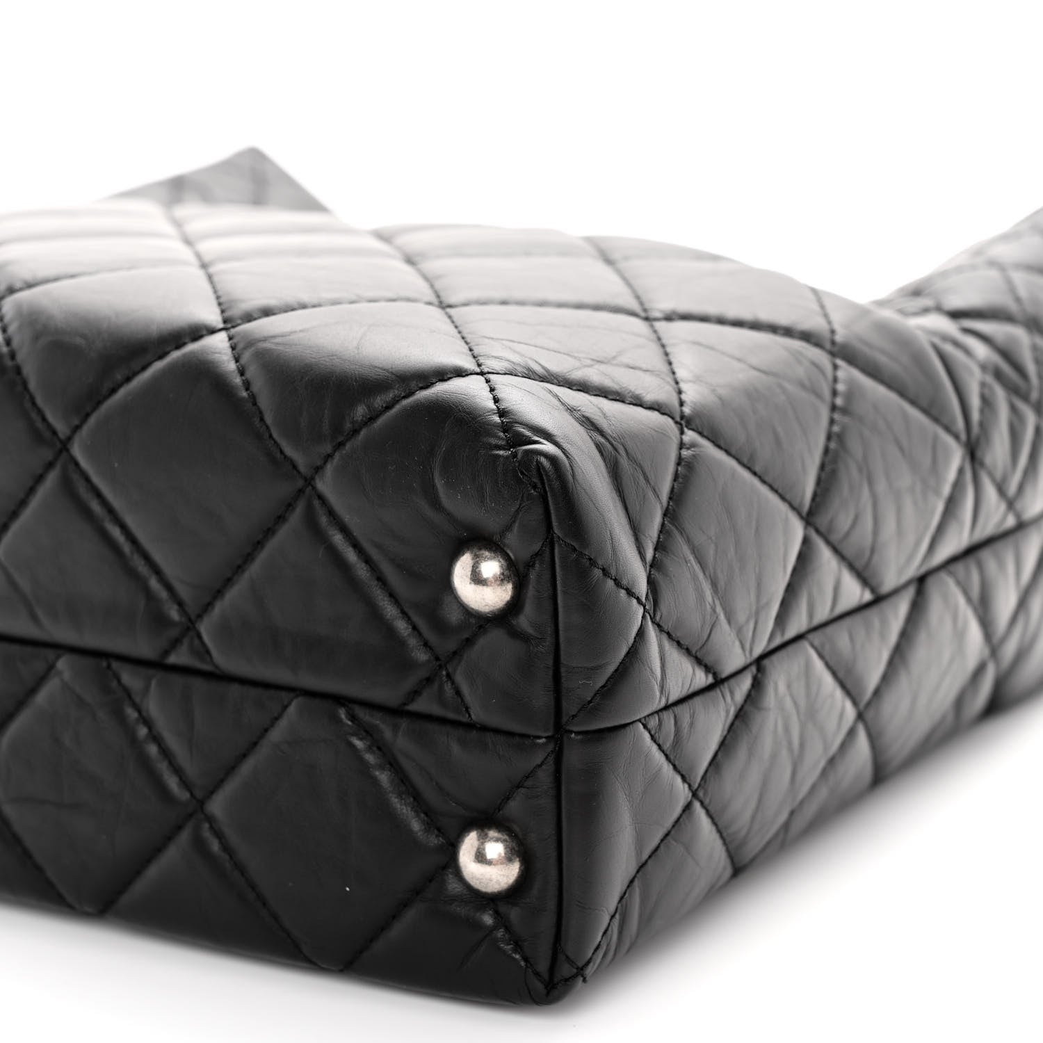 Chanel Aged Calfskin Quilted Reissue 2.55 Tote Black 9 of 9