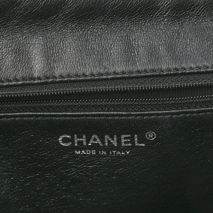 Chanel Caviar Quilted Chanel 3 Accordion Flap Bag Light Grey 6 of 10