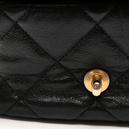 Chanel Goatskin Quilted Chanel 19 Waist Bag Black 11 of 11