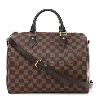 Louis Vuitton Damier Ebene Speedy Bandouliere 30 1 of 11