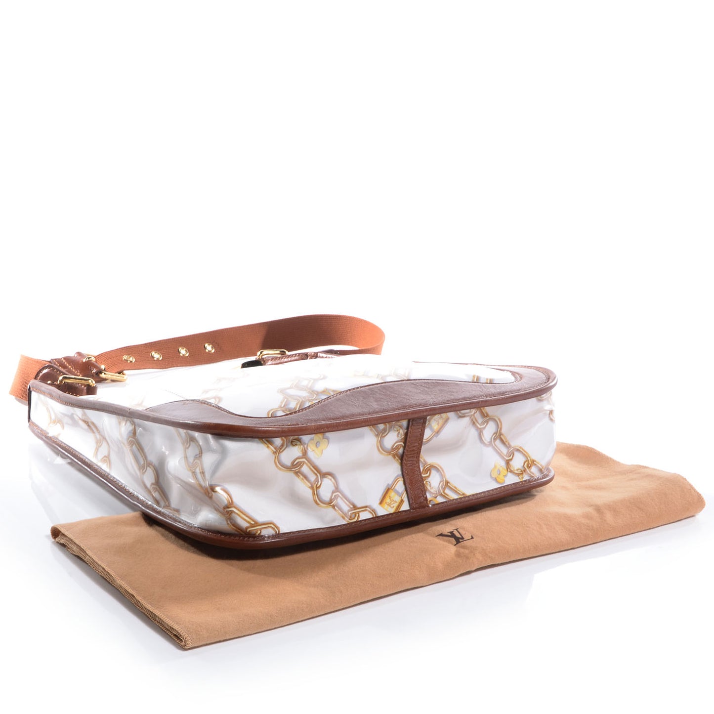 Monogram Charms Musette White