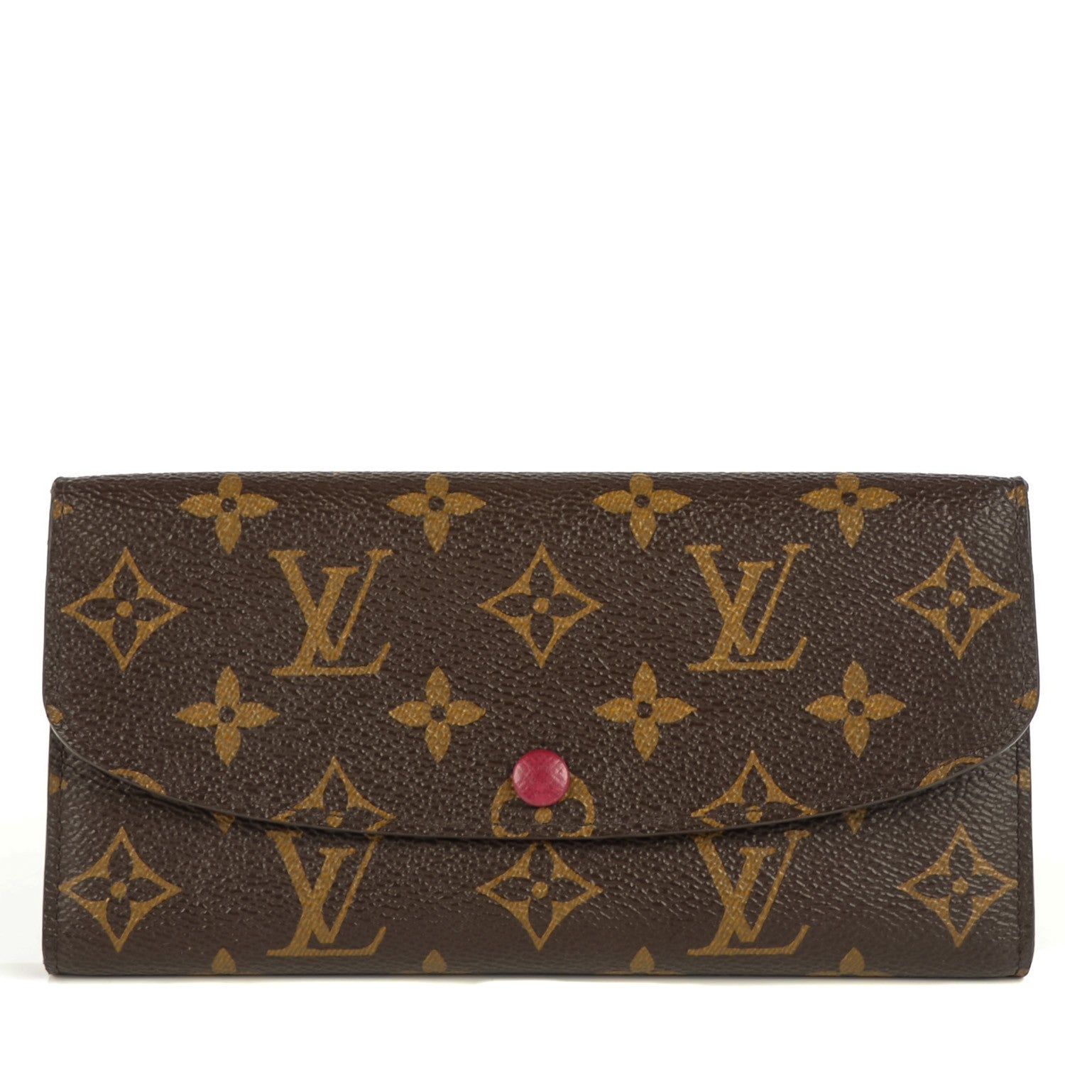 Louis Vuitton Monogram Emilie Wallet Fuchsia 1 of 8
