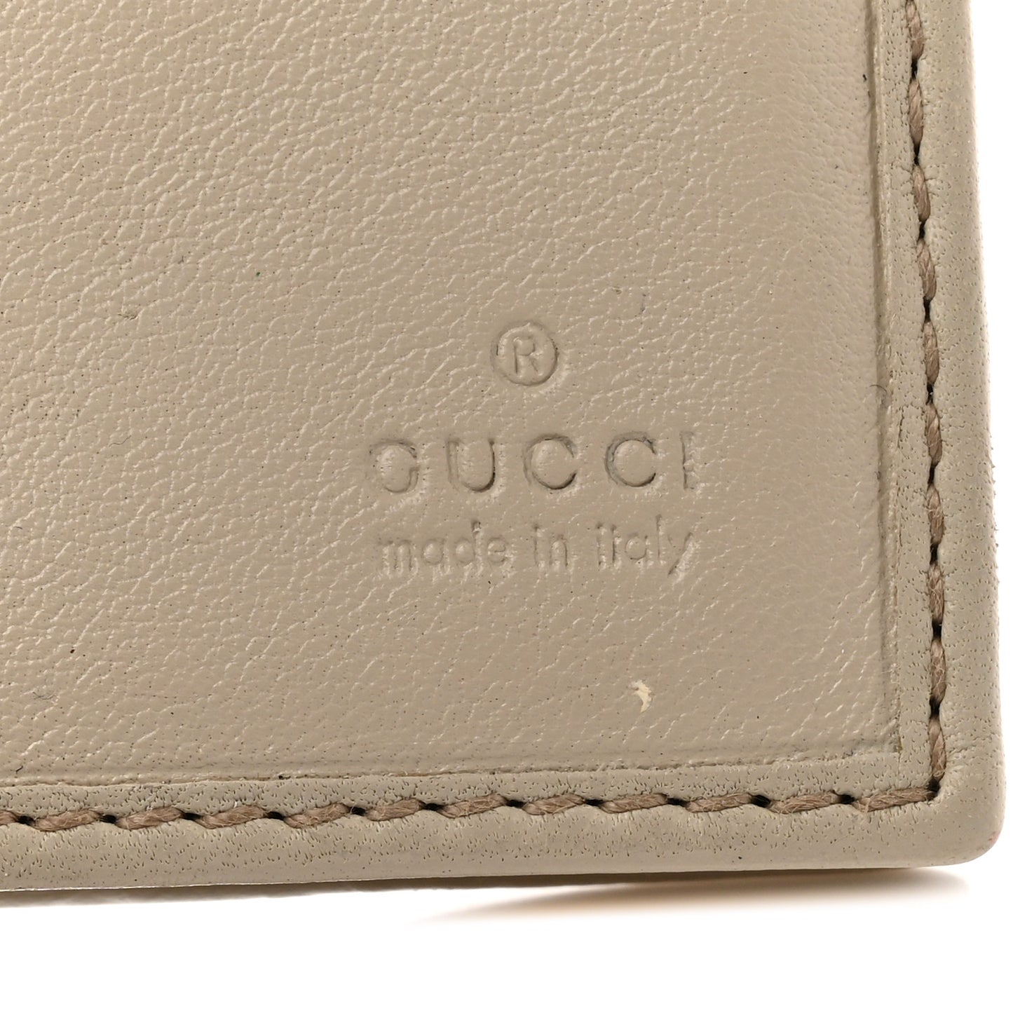 Guccissima Abbey Continental Wallet Beige