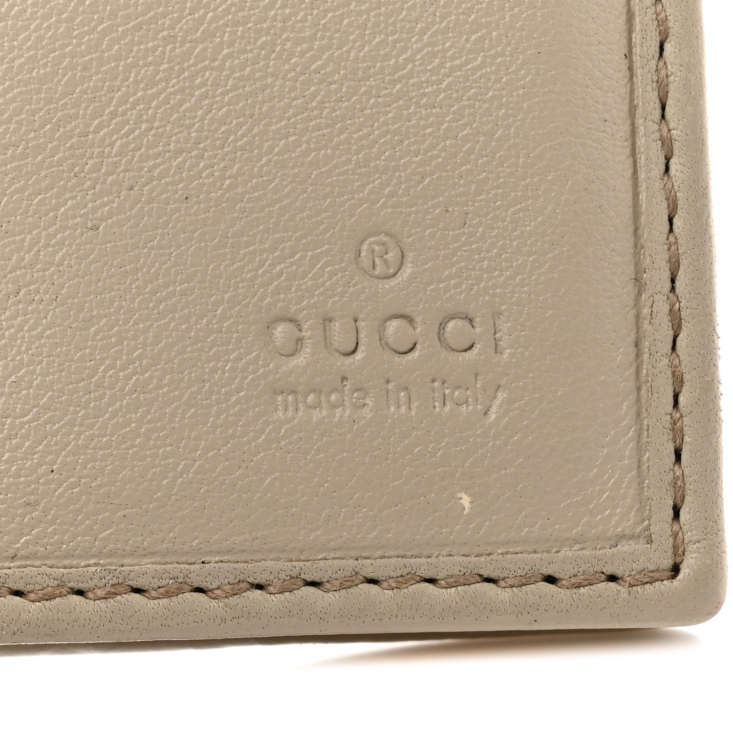 Gucci Guccissima Abbey Continental Wallet Beige 6 of 10