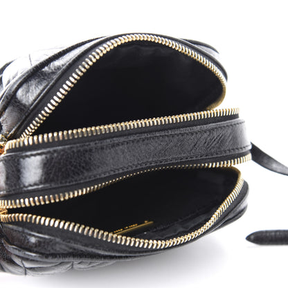 Miu Miu Vitello Lux Matelasse Camera Bag Black 5 of 9