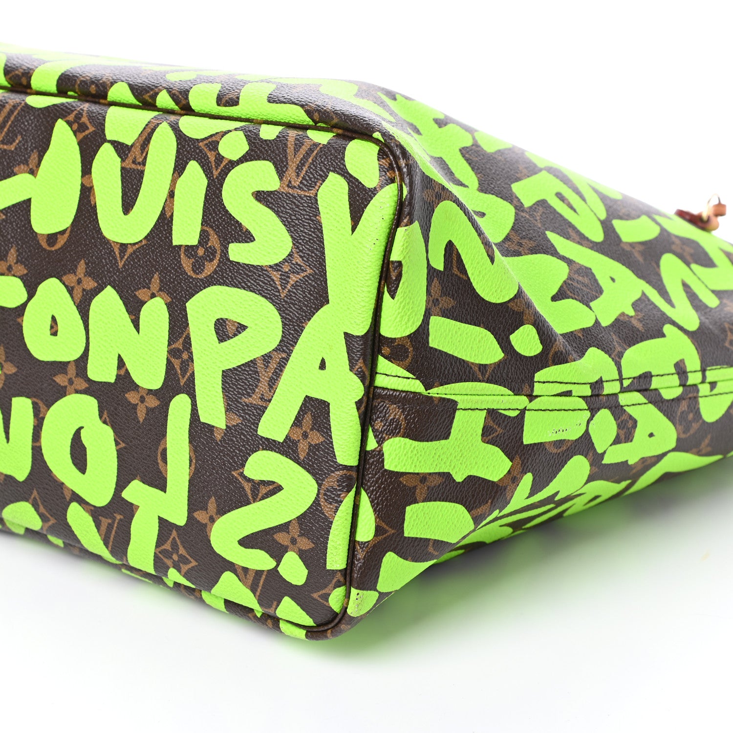 Louis Vuitton Monogram Graffiti Neverfull GM Green 9 of 9