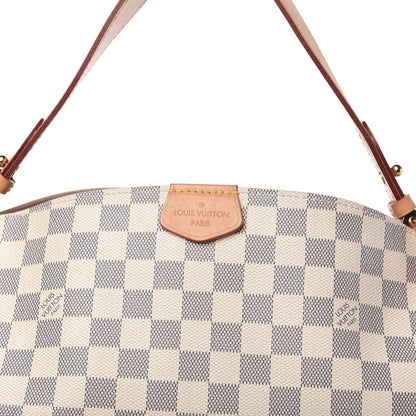 Louis Vuitton Damier Azur Graceful PM Rose Ballerine 10 of 11