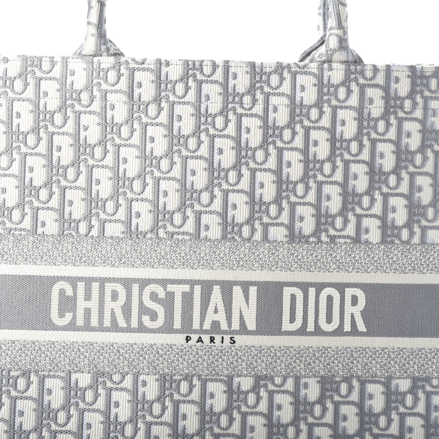 Christian Dior Oblique Large Book Tote Grey 7 of 9