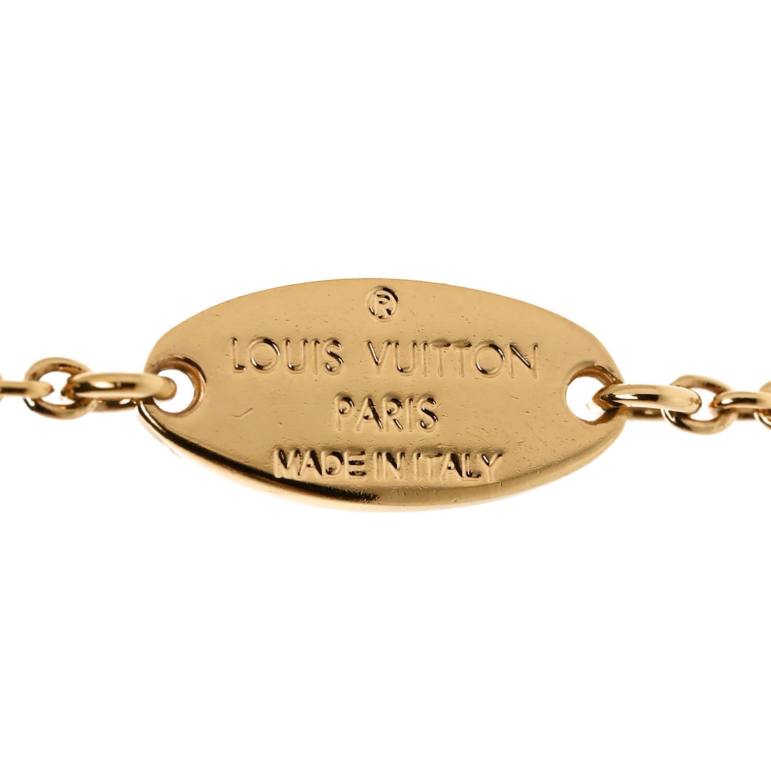 Louis Vuitton Metal Pearl LV Iconic Bracelet Gold 5 of 7
