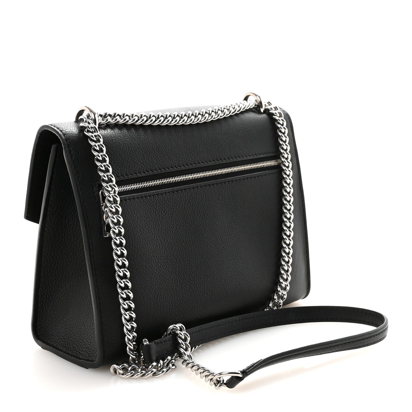 Soft Calfskin My Lockme Chain Bag BB Black