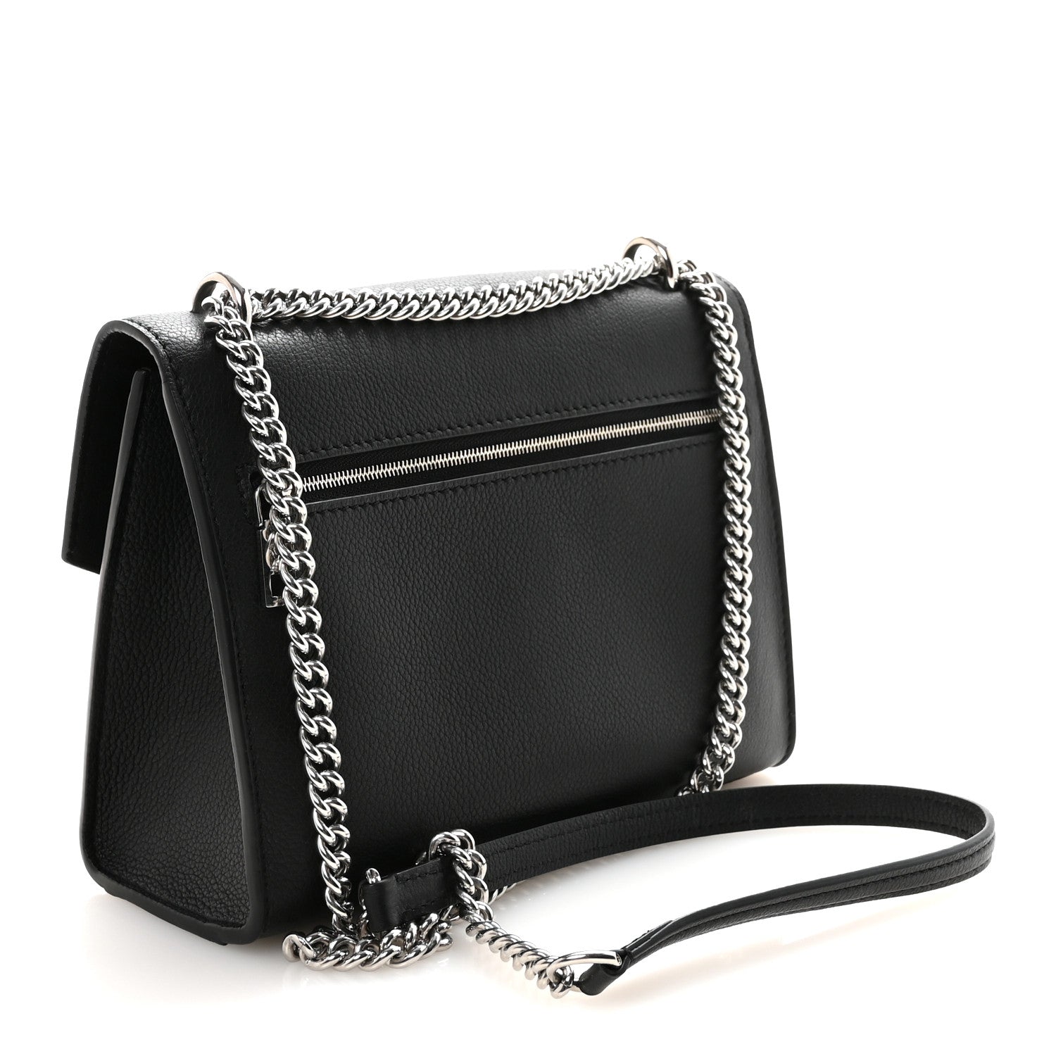 Louis Vuitton Soft Calfskin My Lockme Chain Bag BB Black 4 of 10