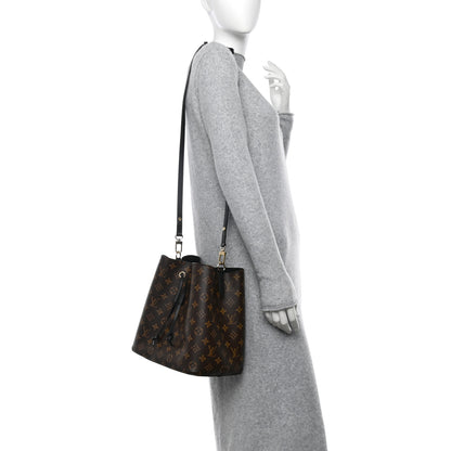 Louis Vuitton Monogram Neonoe MM Black 2 of 9