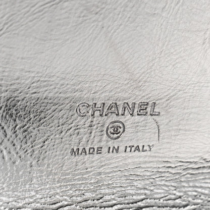 Chanel Metallic Crumpled Calfskin Small 31 Pouch Silver 10 of 10