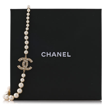 Chanel Pearl CC 100th Anniversary Necklace Light Gold 6 of 6