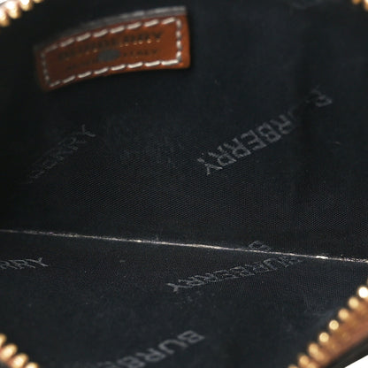 Burberry Check Calfskin Zip Card Case Holder Archive Beige 5 of 6