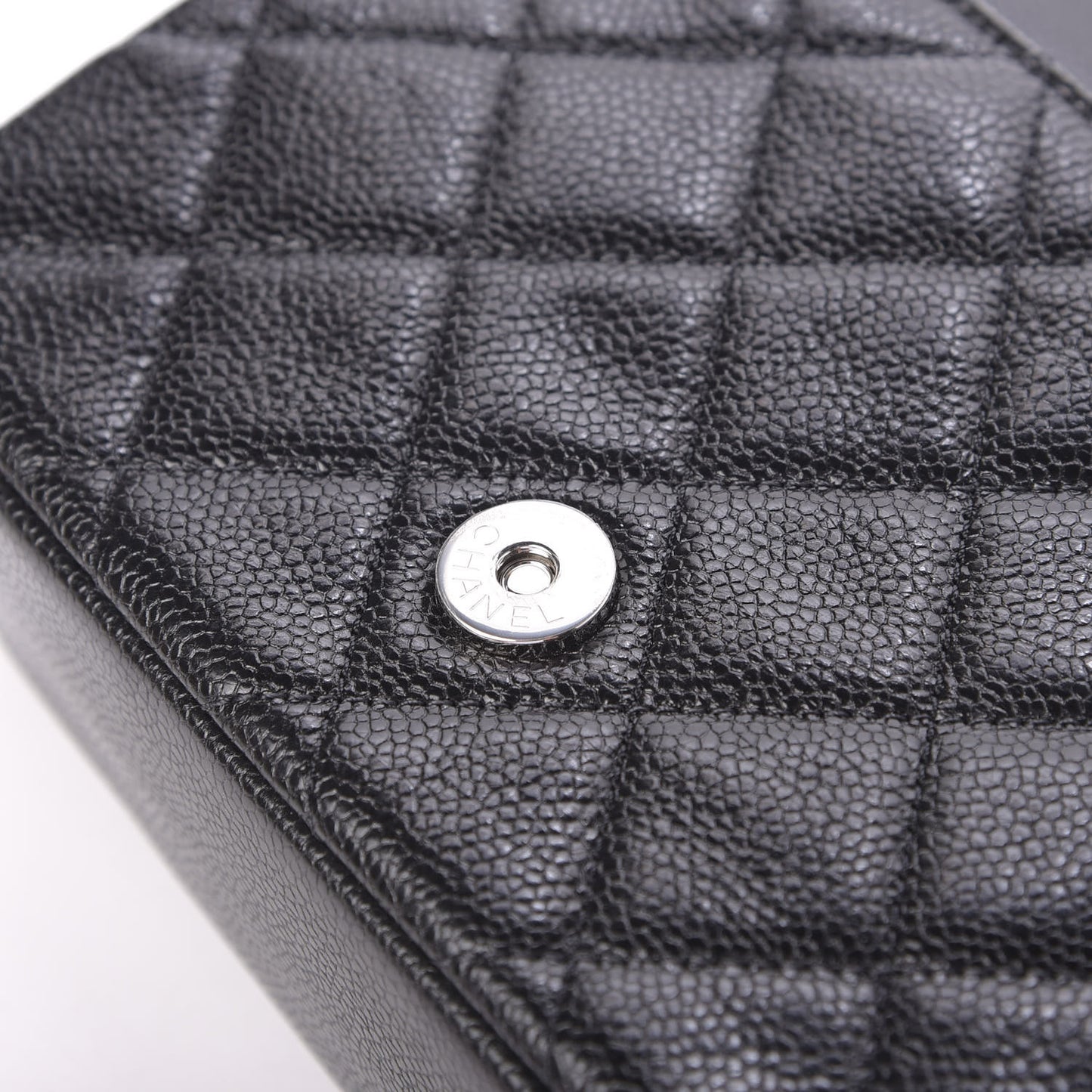 Caviar Quilted Incognito Mini Square Flap Black