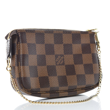 Louis Vuitton Damier Ebene Mini Pochette Accessories 3 of 8