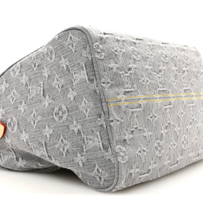 Louis Vuitton Monogram Denim Speedy Soft 30 Washed Gray 8 of 10