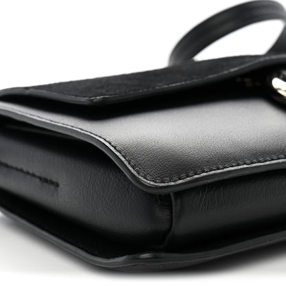 Chloe Suede Calfskin Small Faye Shoulder Bag Black 8 of 10