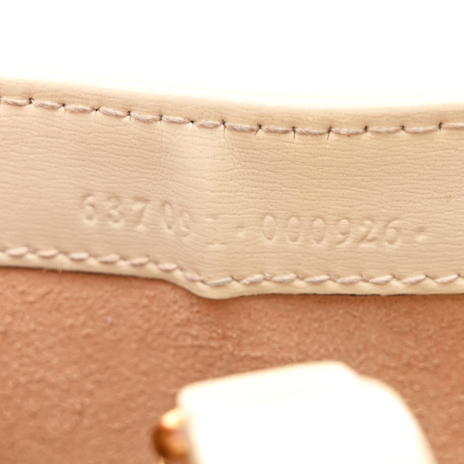 Gucci Boarded Dyana Lux Calfskin Mini Jackie 1961 Hobo Mystic White 7 of 11