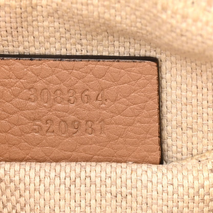 Gucci Pebbled Calfskin Small Soho Disco Bag Camelia 7 of 12