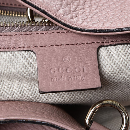 Gucci Pebbled Calfskin Medium Soho Chain Shoulder Bag Dark Cipria 6 of 15