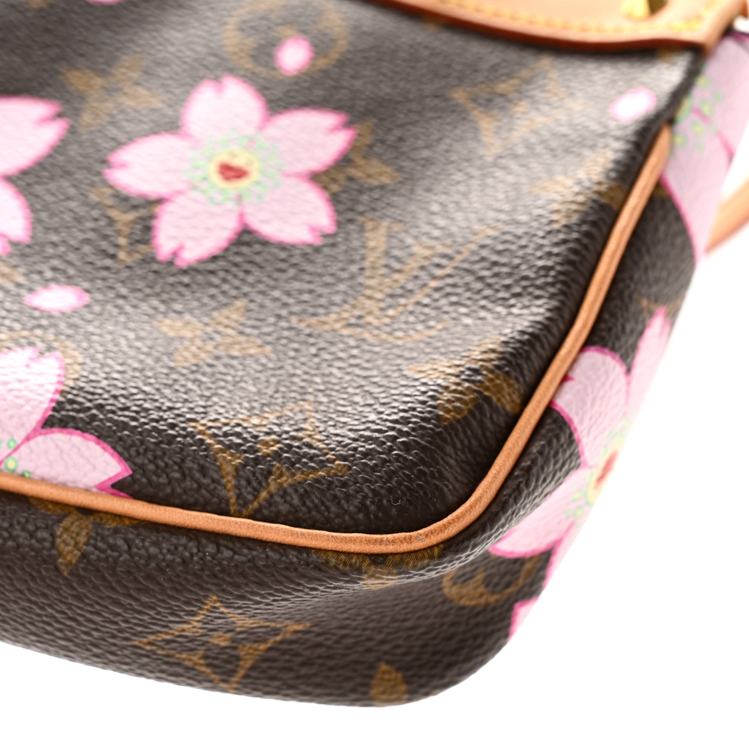 Louis Vuitton Monogram Cherry Blossom Pochette Accessories Brown 13 of 15