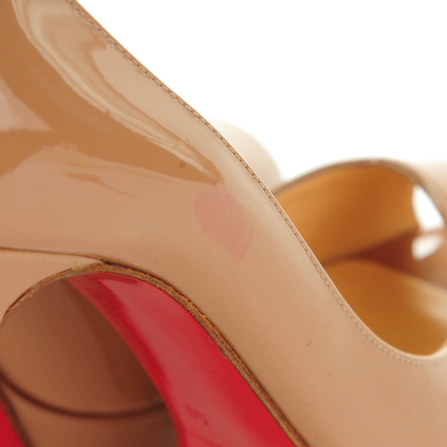 Patent Lady Peep 150 Pumps 40 Nude