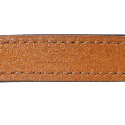 Hermes Chamonix Leather Kelly Double Tour Bracelet Small Chocolate 5 of 5