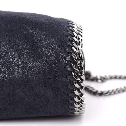 Stella McCartney Shaggy Deer Mini Falabella Fold Over ToteNavy 11 of 12