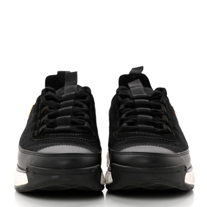 Chanel Velvet Calfskin Mixed Fibers CC Sneakers 37 Black 2 of 16