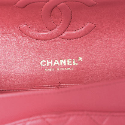 Chanel Caviar Quilted Medium Double Flap Dark Pink 6 of 10