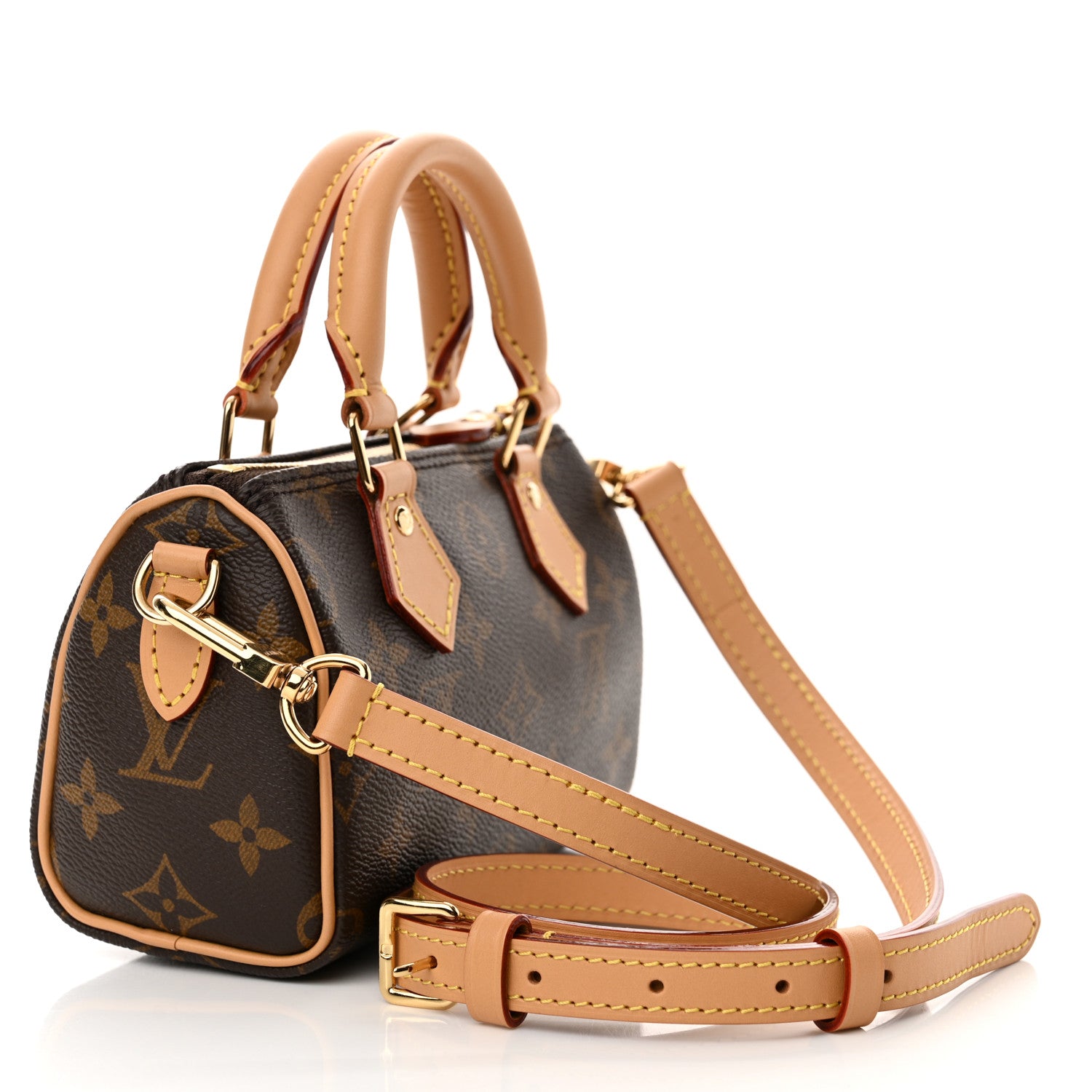 Louis Vuitton Monogram Nano Speedy Bandouliere 3 of 13