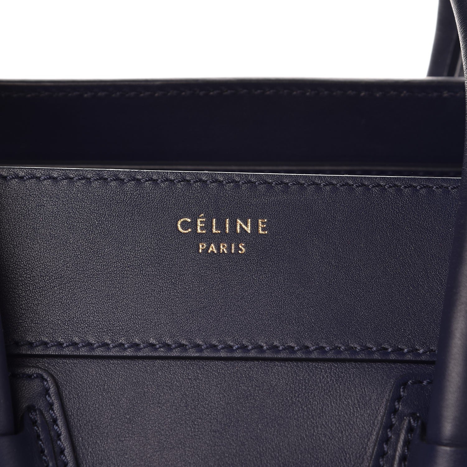 Celine Smooth Calfskin Mini Luggage Ink 6 of 7