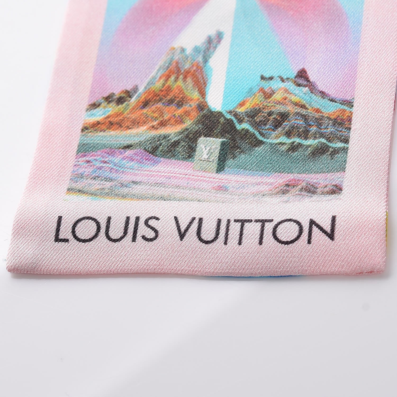 Louis Vuitton Silk Splash Bandeau Pink 3 of 7