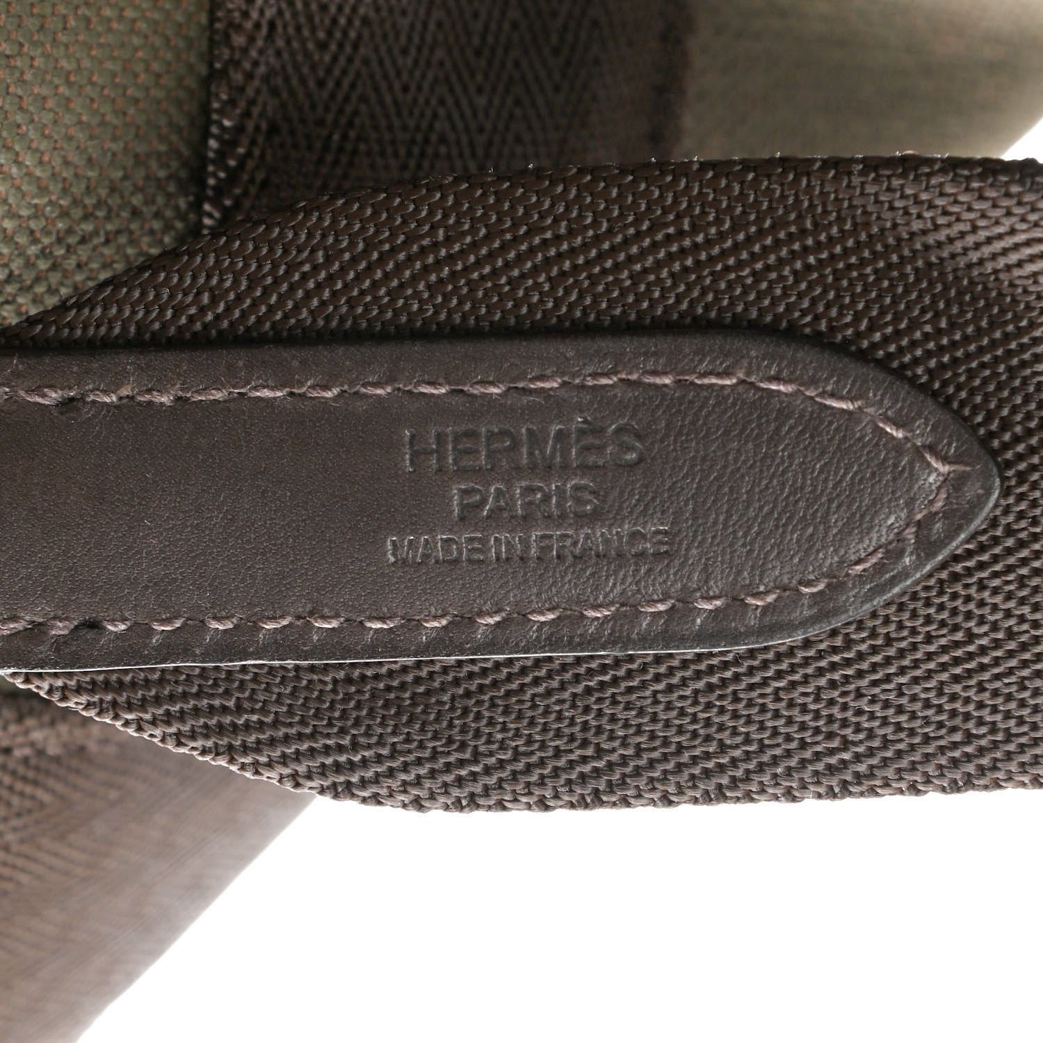 Hermes Fabric Carrying Dog Bag Kaki Feu 9 of 10