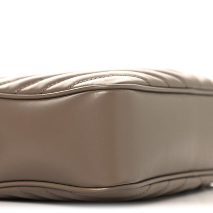 Saint Laurent Calfskin Matelasse Monogram Lou Camera Bag Taupe 9 of 10